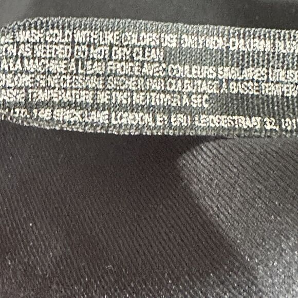 Free People FP Movement Shanti Straight Leg Pants Womens M Black Crossover Waist - Picture 13 of 15